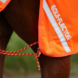 Shires Equi-Flector® mesh achterdeken Feloranje