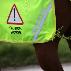 Reflecterende mesh achterdeken voor paardrijden | Shires Reflecterende mesh achterdeken voor paardrijden | Shires