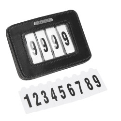 Shires Velociti zadelnumerhouder x4 Zwart