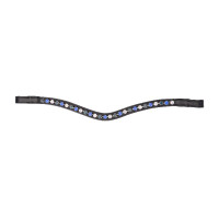 Shires Velociti Gara frontriem in drie tinten Zwart / blauw
