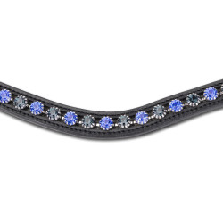 Shires Velociti Gara frontstuk in twee tinten Zwart / blauw
