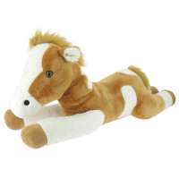 Equi-Kids knuffel paard bontschimmel Lichtbruin / wit