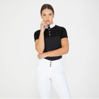 Wedstrijdshirt paardrijden Aubrion Optima VX – dames