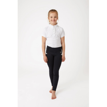 Hoogwaardige siliconen taille legging Lucinda kind Horze Donker marineblauw