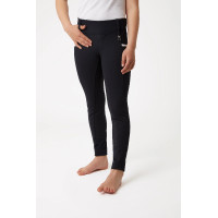 Hoogwaardige siliconen taille legging Lucinda kind Horze Donker marineblauw