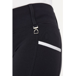 Hoogwaardige siliconen taille legging Lucinda kind Horze Donker marineblauw