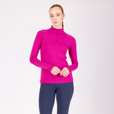 Aubrion React basislaag lange mouw – paardrijshirt UPF50