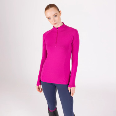 Aubrion React basislaag lange mouw – paardrijshirt UPF50