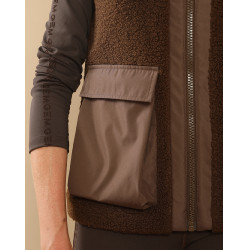 Gewatteerd vest Charlie GEM Equitation Chocolade Bruin