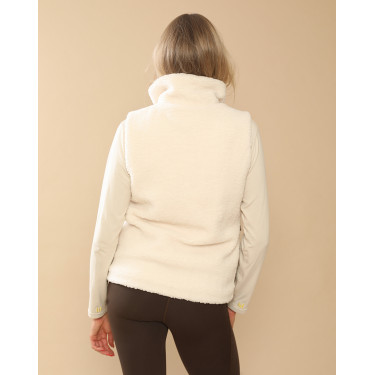 Gewatteerd vest Charlie GEM Equitation Ecru / luipaard