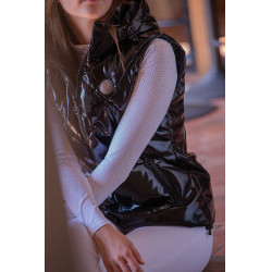 Dames bodywarmer paardrijden Pénélope Mélina – zwart