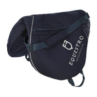 Engelse zadeltas Equestro Marine Marineblauw