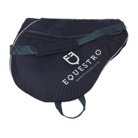 Engelse zadeltas Equestro Marine Marineblauw