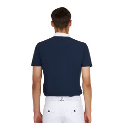 Heren polo wedstrijd slim fit korte mouw Equestro