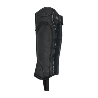 Unisex lederen chaps met contrasterende bies New Equestro
