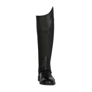 Unisex lederen chaps met contrasterende bies New Equestro