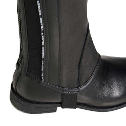 Unisex lederen chaps met contrasterende bies New Equestro