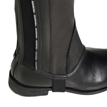 Unisex lederen chaps met contrasterende bies New Equestro
