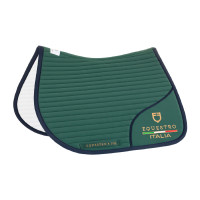 Springzadelpad met geborduurd logo Equestro X Fise 100