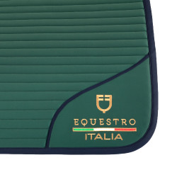 Dressuurzadelonderlegger met geborduurd logo Equestro X Fise 100