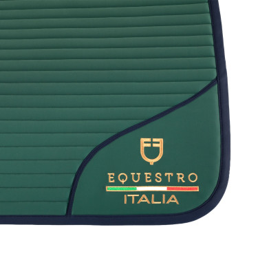 Dressuurzadelonderlegger met geborduurd logo Equestro X Fise 100