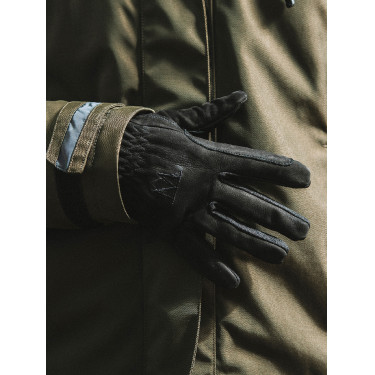 Leren handschoen met fleecevoering Mountain Horse Leren handschoen met fleecevoering Mountain Horse