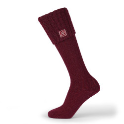 Aubrion Equestrian sokken van gebreide stof voor laarzen Draagwijze Bordeaux Aubrion Equestrian sokken van gebreide stof voor laarzen Draagwijze Bordeaux