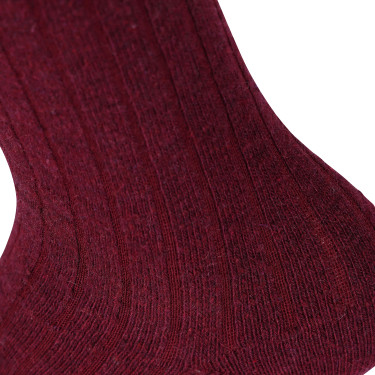 Aubrion Equestrian sokken van gebreide stof voor laarzen Draagwijze Bordeaux Aubrion Equestrian sokken van gebreide stof voor laarzen Draagwijze Bordeaux