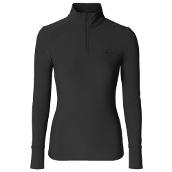 Active Shirt Col Roulé AH26 Dames Zwart Active Shirt Col Roulé AH26 Dames Zwart
