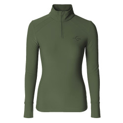 Active Shirt Col Roulé AH26 Dames Bosgroen