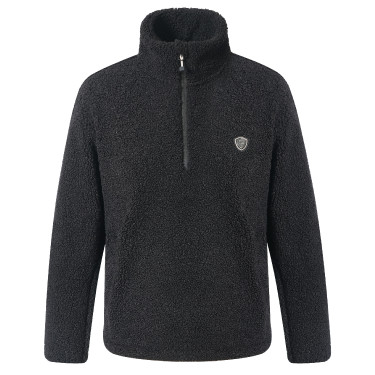 Covalliero Teddy-breisel sweater AH26 dames Zwart