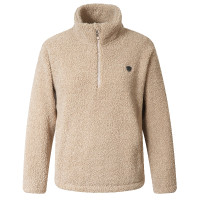 Covalliero Teddy-breisel sweater AH26 dames Beige