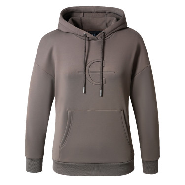 Covalliero Sweat AH26 Dames Melkchocolade Grijs