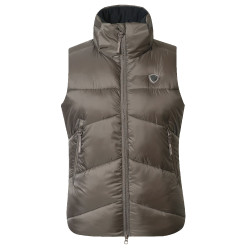 Covalliero Bodywarmer AH26 Dames Melkchocolade Grijs