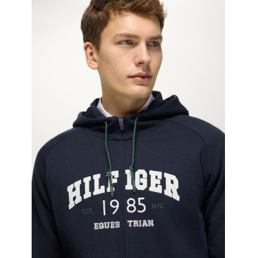 Parker heren zip-up hoodiejas Tommy Hilfiger Equestrian