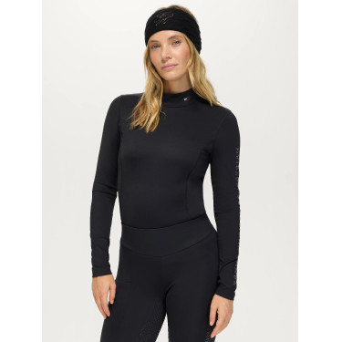 Amelie Dames Rhinestone Hoge Hals Baselayer Tommy Hilfiger Equestrian