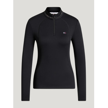 Cady Dames 1/4 Rits Rhinestone Trainingstop Tommy Hilfiger Equestrian