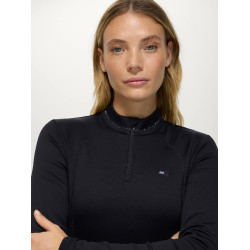 Cady Dames 1/4 Rits Rhinestone Trainingstop Tommy Hilfiger Equestrian