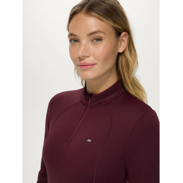 Cady Dames 1/4 Rits Rhinestone Trainingstop Tommy Hilfiger Equestrian