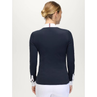 Monica Dames Showshirt met Strass Tommy Hilfiger Equestrian Woestijnlucht Blauw Monica Dames Showshirt met Strass Tommy Hilfiger Equestrian Woestijnlucht Blauw