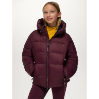 Glendale Young Rider Puffer Jacket Tommy Hilfiger Equestrian Diep bordeaux