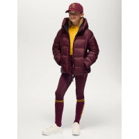 Glendale Young Rider Puffer Jacket Tommy Hilfiger Equestrian Diep bordeaux