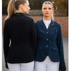 Jas Platinum MotionFlex Pro Crystal Alessandro Albanese® Horseware dames Marine Marineblauw