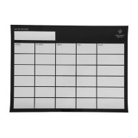 Magnetisch wedstrijdboard 30x40 cm zwart voor paardensport