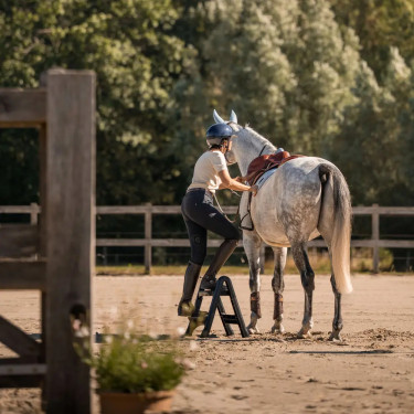 Opvouwbare opstap 60 cm zwart – paardrijden | EQUI-CLIC