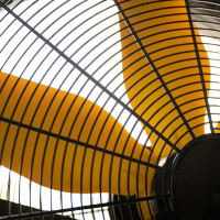 Industriële stalventilator 144 cm met snoer | Equi-clic