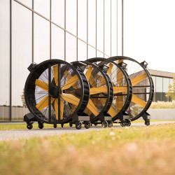 Industriële stalventilator 144 cm met snoer | Equi-clic