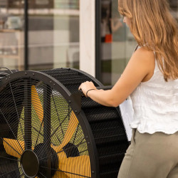 Industriële stalventilator 144 cm met snoer | Equi-clic