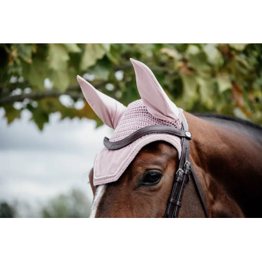 Geluiddempend oornetje paard velvet lichtpaars | Equi-Clic
