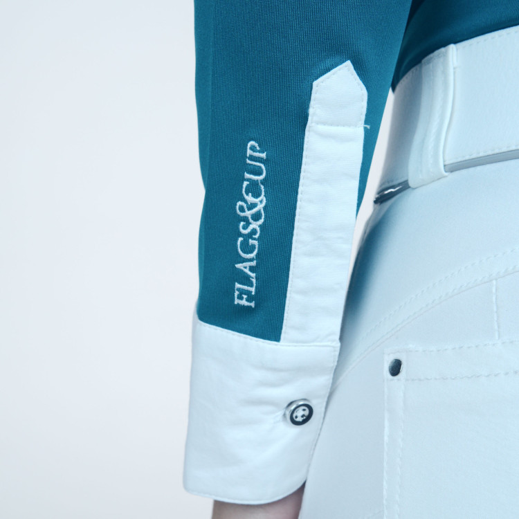 Polo Cassia Dames lange mouwen Flags & Cup Polo Cassia Dames lange mouwen Flags & Cup